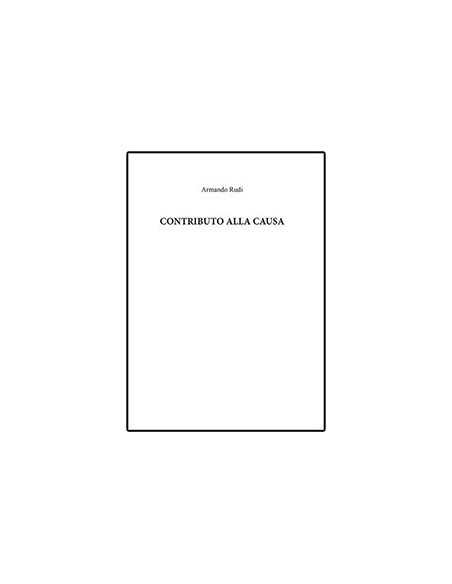 CONTRIBUTO ALLA CAUSA